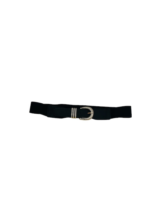 Elastic Women's Belt Black