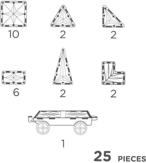 Cleverclixx Magnetisches Bau- und Konstruktionsspielzeug Für Kinder Ab 3 Jahren