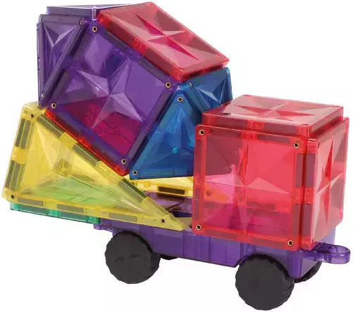 Cleverclixx Magnetisches Bau- und Konstruktionsspielzeug Für Kinder Ab 3 Jahren