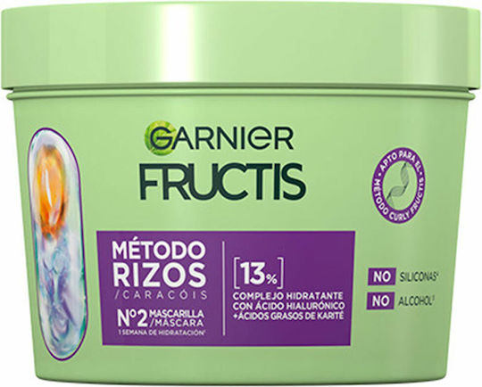 Fructis Curl Method Маска За Коса За Хидратация С Хиалуронова Киселина 370мл