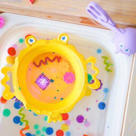 Glo Pals Baby Toy made of Silicone with Sounds for 18++ Months