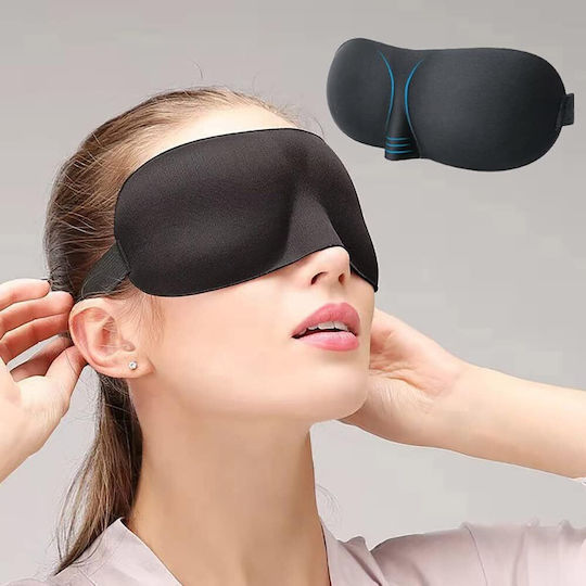 Set de călătorie Mască και Dopuri de urechi Negre M17.5xL12cm