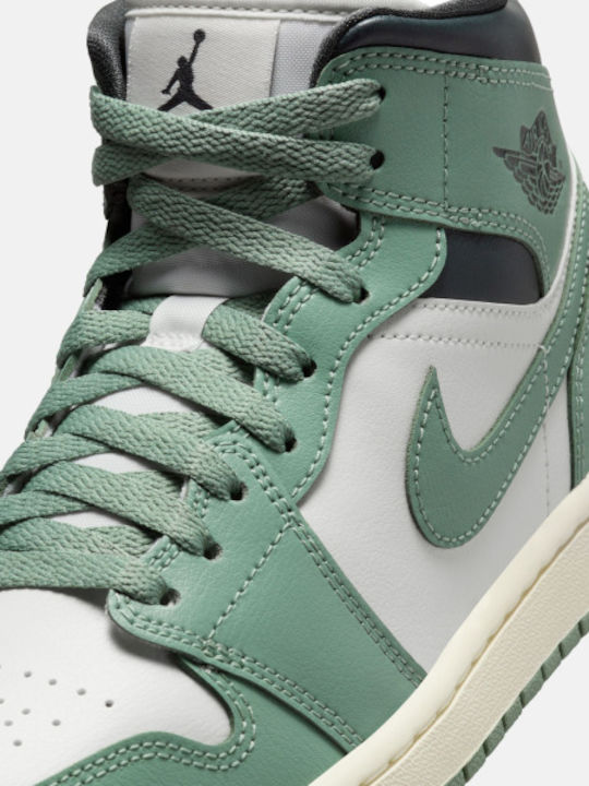 Air  1 Retro Mid Дамски Маратонки Черно / Бяло