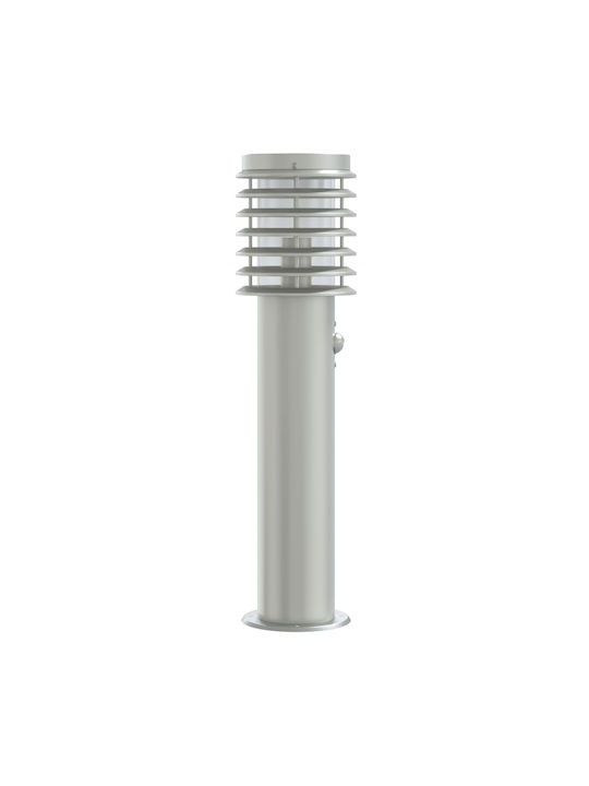 vidaXL Φωτιστικό Κολωνάκι Εξωτερικού Χώρου 40W IP44 για Ντουί E27 Ασημί