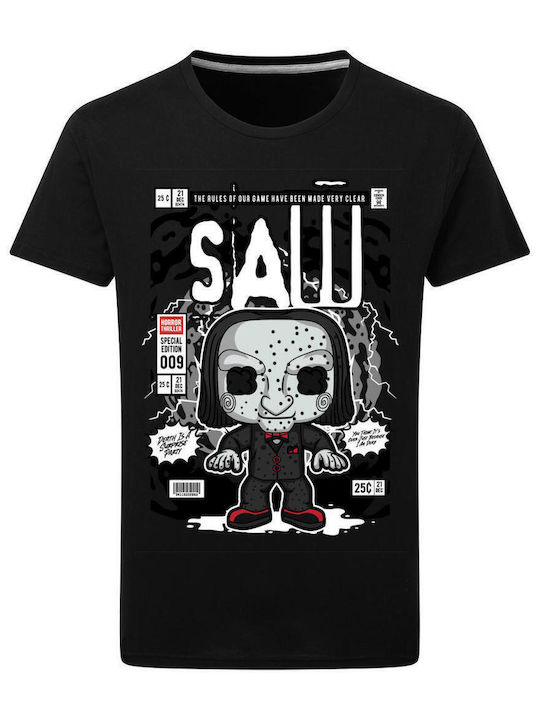 Pop Culture Saw Billy T-shirt Black