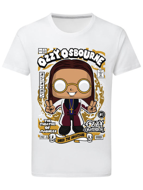 Ozzy Osbourne Tricou Alb