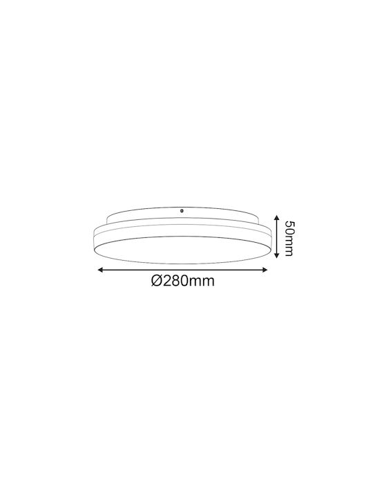 Aca Lumină de Perete pentru Exterior IP54 cu Led Încorporat