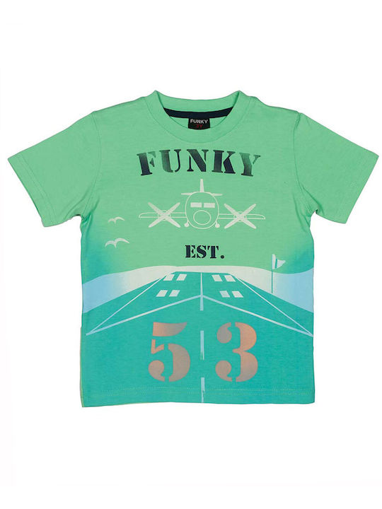 Funky Kids Set with Shorts Summer 2pcs Blue