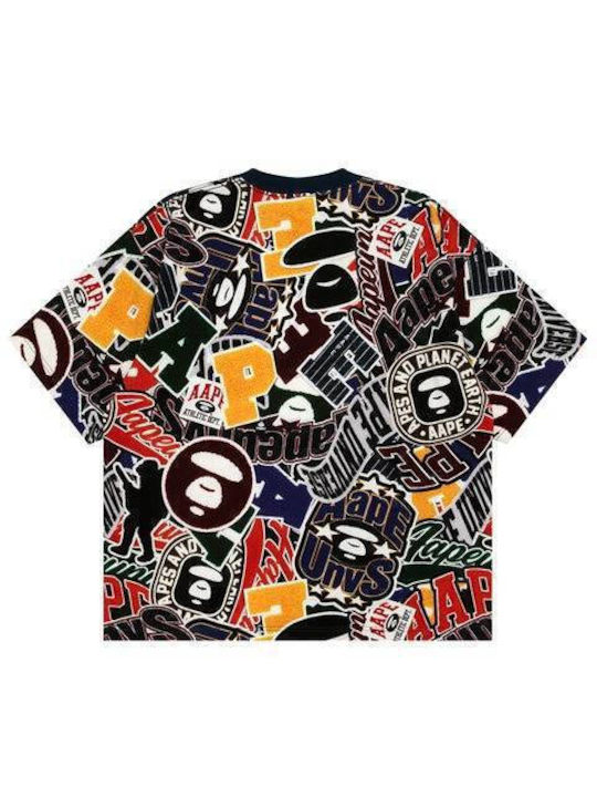 Aape By A Bathing Ape® Men's Short Sleeve T-shirt Multicolour