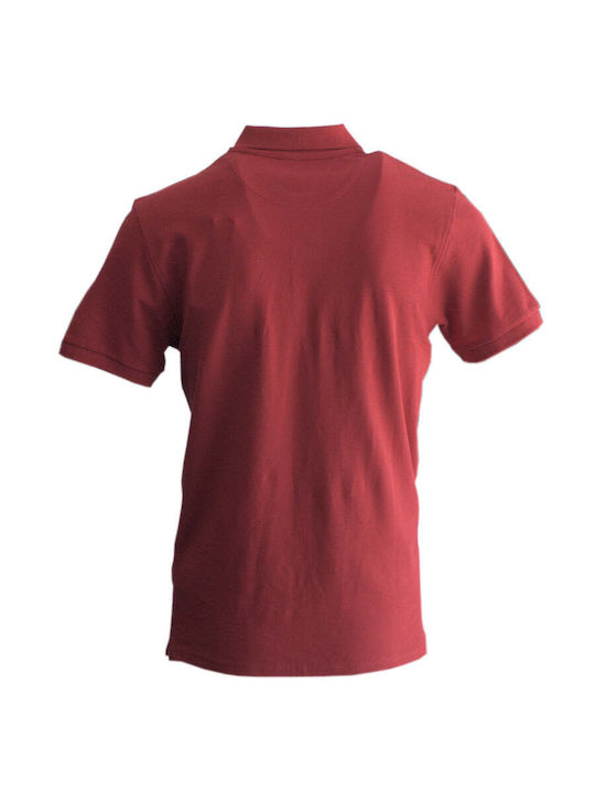 3Αlpha Men's Short Sleeve Blouse Polo Red