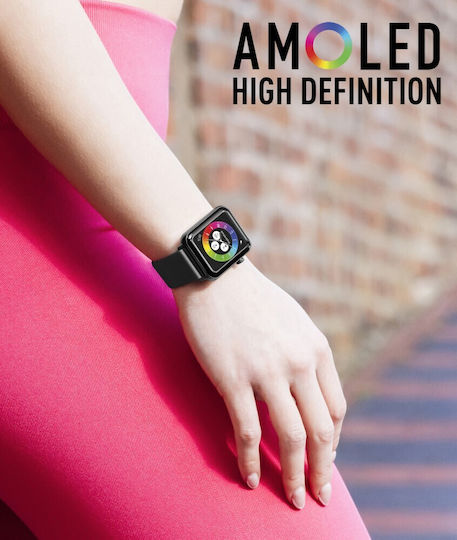 Reflex Active Series 30 36mm Smartwatch with Heart Rate Monitor (Black)