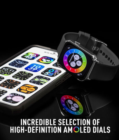 Reflex Active Series 30 36mm Smartwatch with Heart Rate Monitor (Black)