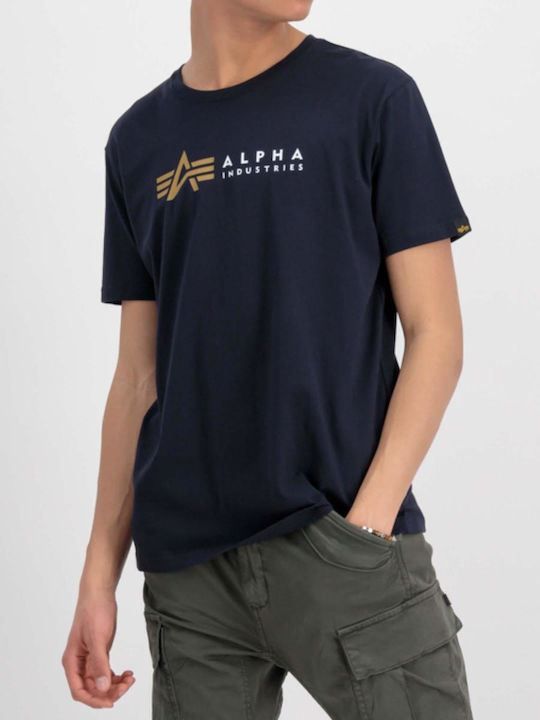 T-shirt Navy Μπλε