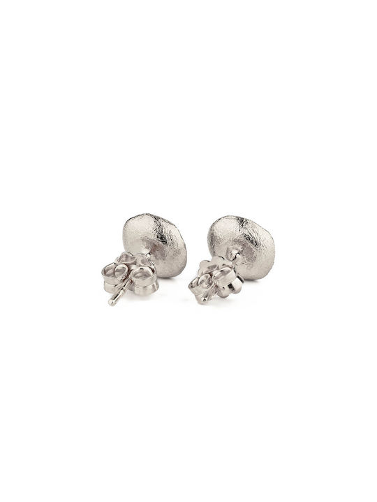 Kreisförmige oxidierte Silber 925 vergoldete Stecker Ohrringe 0cm x 0mm