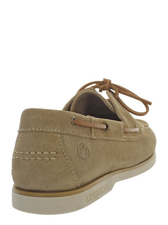 Navigator Suede Ανδρικά Boat Shoes σε Μπεζ Χρώμα