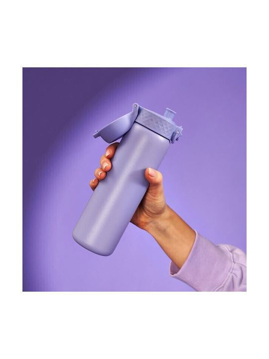 Ion8 Παγούρι Ανοξείδωτο 600ml Μωβ