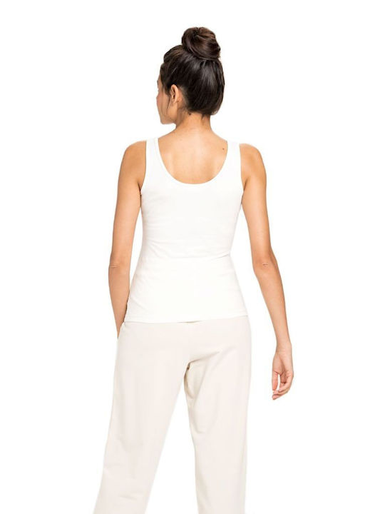 Fila Stella Women's Athletic Cotton Blouse Sleeveless White