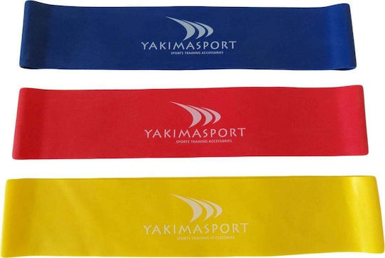 Yakimasport Mini Loop Bands Σετ 3τμχ Πολύχρωμα 0.5m