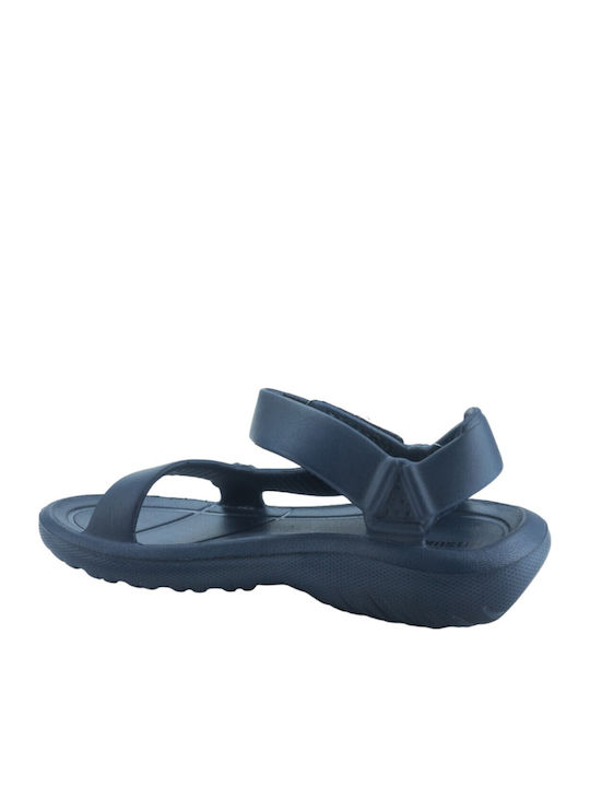 Women's Flat Sandals Sporty Navy Blue