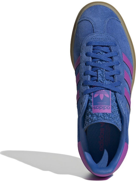 Gazelle Bold Adidași Flatforms Pentru Femei Albastru