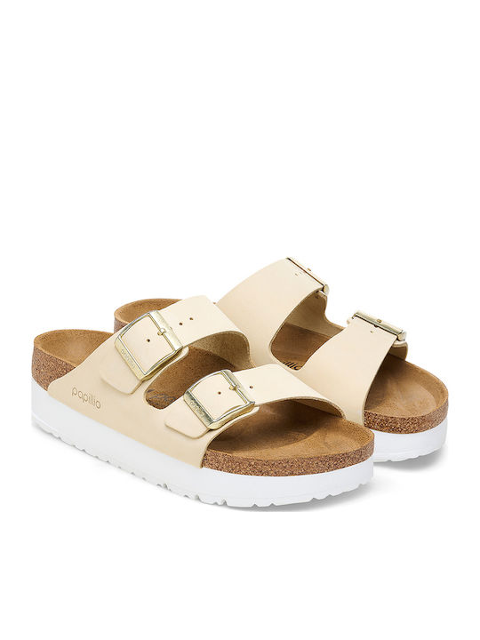 Papillio Arizona Sandale Casual Damă Din Piele Bej Papillio Arizona Sandale Casual Damă Din Piele Bej
