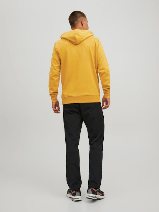 Jack & Jones Men's Sweatshirt with Hood and Pockets Harvest Gold