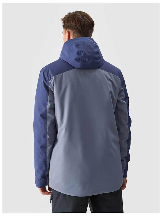 4F Herren Jacke Lässig Blau