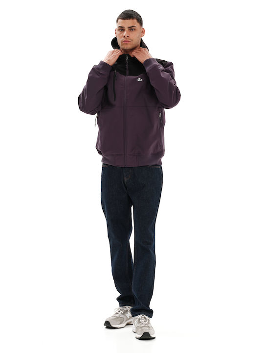 Winter Jacket Bomber Waterproof and Windproof Purple