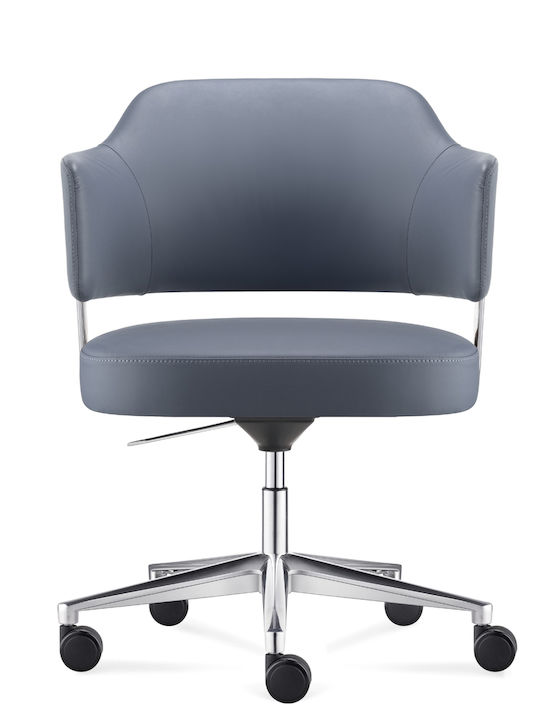 ErgoAction Lauren Office Chair with Blue Arms