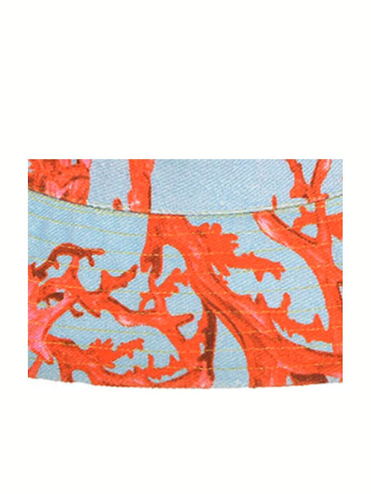 Ble Resort Collection Fabric Women's Bucket Hat Light Blue