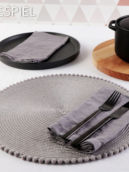 Espiel Divine Set de Furculițe Fructe/Desert Inoxidabile Negre 19cm 12buc