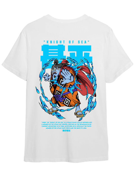 Pop Culture T-shirt One Piece Λευκό Jinbei