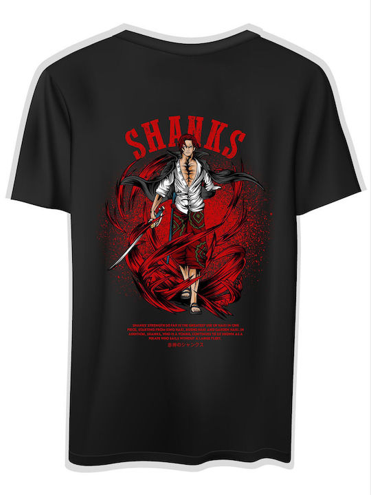 Pop Culture T-shirt One Piece Black Shanks