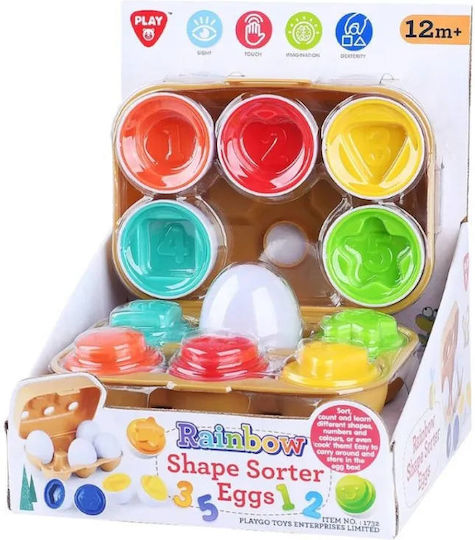 Playgo Παιχνίδι Ταξινόμησης Σχημάτων Rainbow για 12+ Μηνών