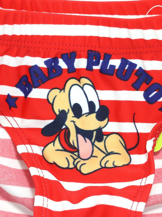 Disney Baby Pluto Kids Swimwear Swim Briefs Red