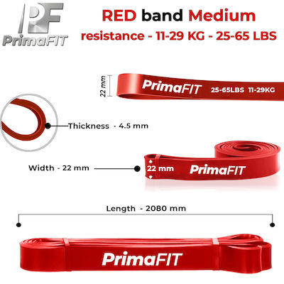 PrimaFit Resistance Band Loop Red