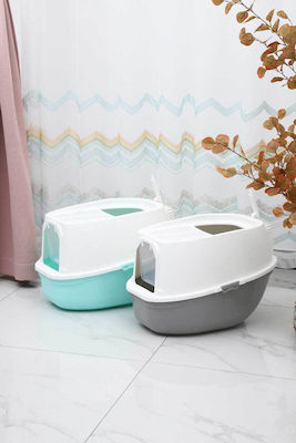 Cat Toilet Closed in White Color L61xW42xH41cm