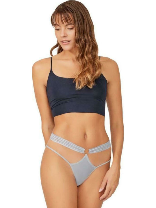 Damen Zeichenfolge Gray