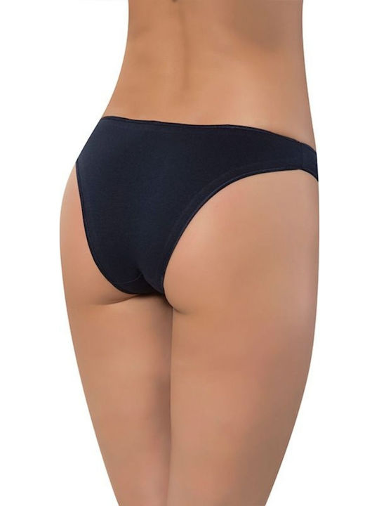 Βαμβακερό Γυναικείο Slip Navy Μπλε