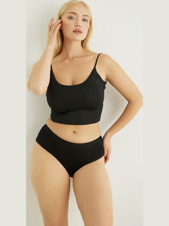 Femeie Slip Negru