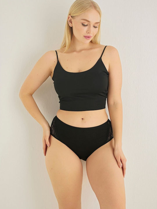 Damen Slip Schwarz