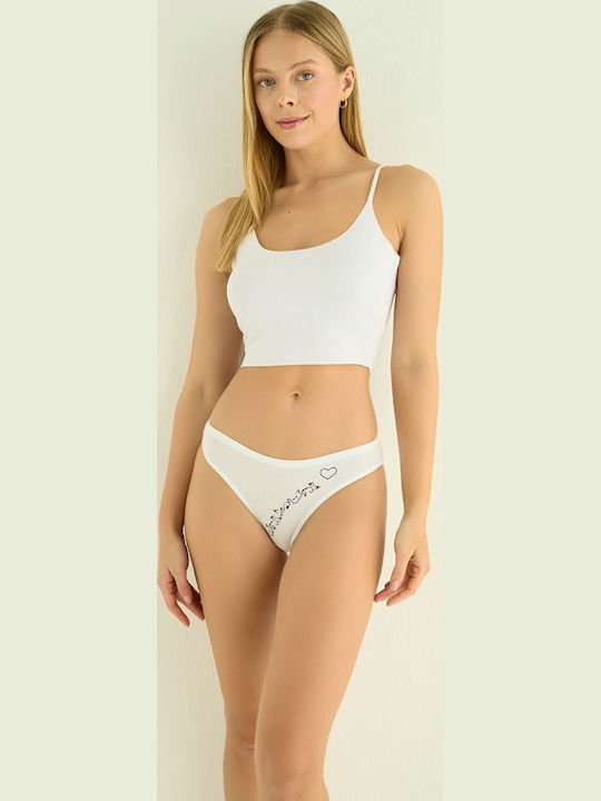 Femeie Slip White