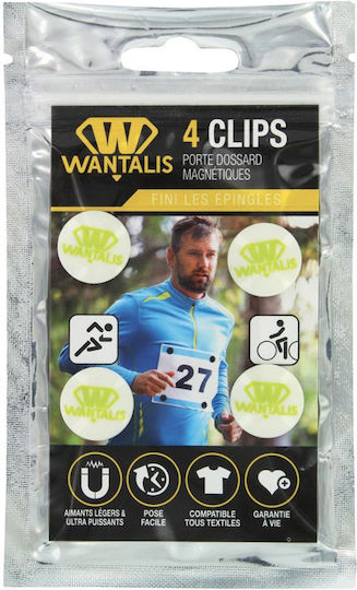 Wantalis Магнитен Клипс X 4 Бели