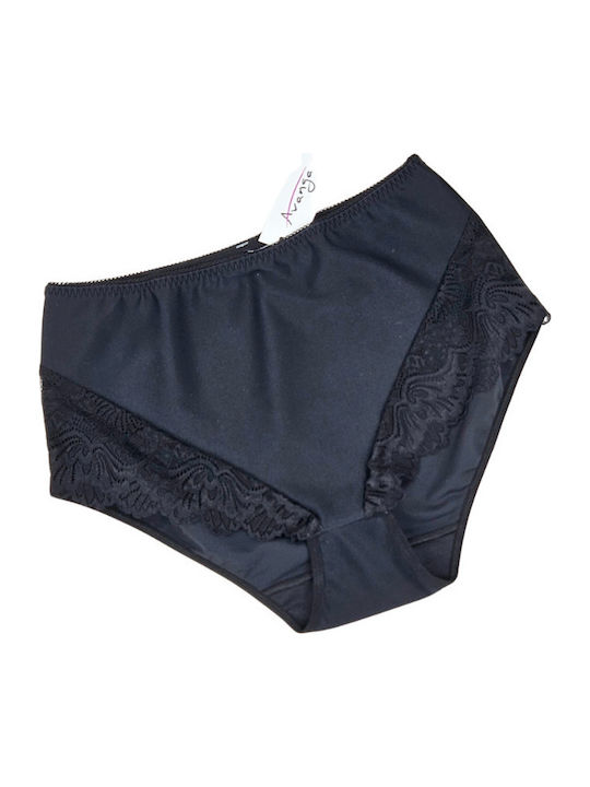 Talie înaltă Femeie Slip Black