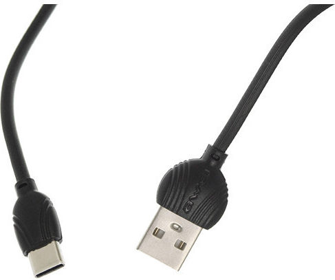 Awei Cl-61t USB 2.0 Kabel USB Typ-C männlich - USB-A Schwarzes 2m 7869
