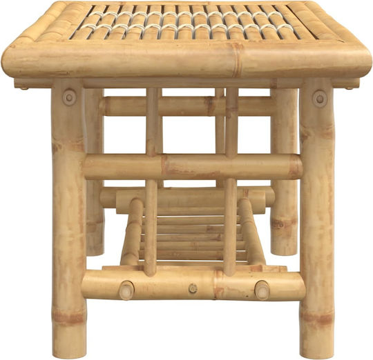 Masa Masa de lounge pentru spații exterioare mici de bambus CAFE 70x45x36buc