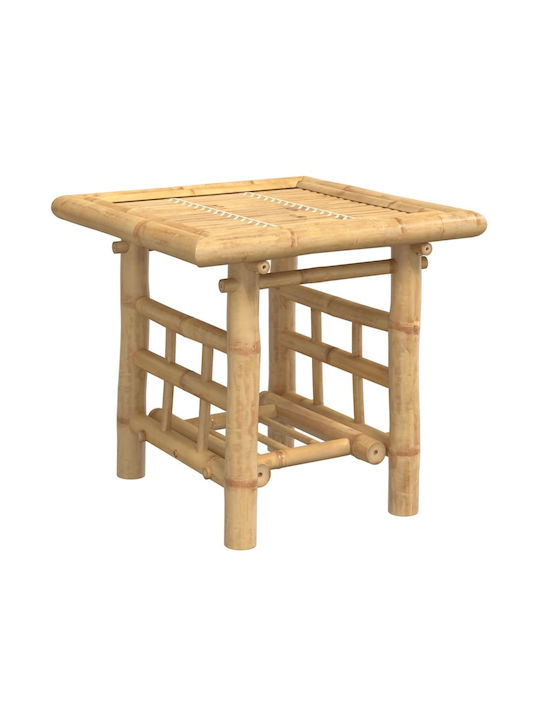 Tisch für kleine Außenbereiche aus Bambus Stabil CAFE 45x45x45cm