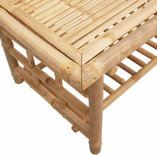 Masa Masa de lounge pentru spații exterioare de bambus CAFE 110x55x45buc