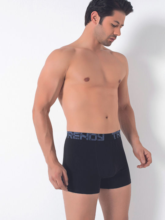Ανδρικά Μποξεράκια Μαύρα 4Pack