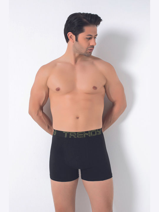 Ανδρικά Μποξεράκια Μαύρα 4Pack